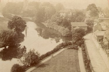 Stratford upon Avon.  View from theatre