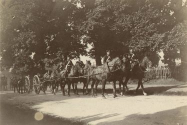 Warwick.  Yeomanry Horse Team