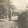 Warwick.  T Kemp in his Jury Street garden
