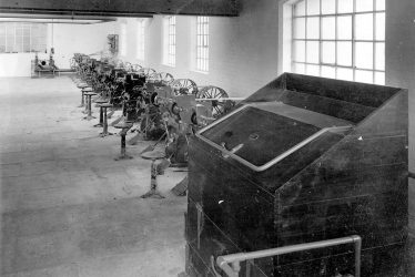 Bedworth.  Hat factory machinery