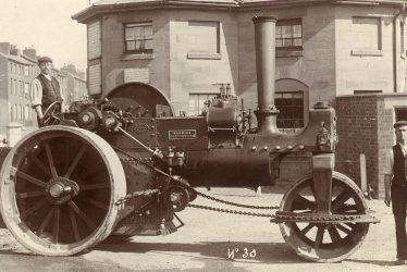 Warwick.  Steam roller