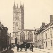 Warwick.  St Mary's Church and Church Street