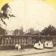 Warwick.  Castle and bridge parapet