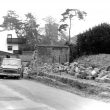 Warwick.  Castle Lane, collapsed wall