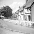 Clifford Chambers.  Thatched and timbered cottages