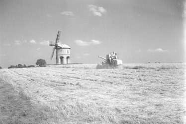 Chesterton.  Harvesting and windmill