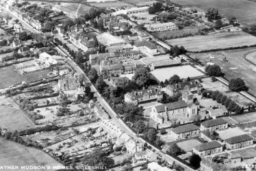 Coleshill.  Aerial view
