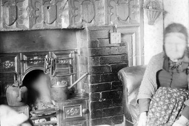 Clifford Chambers.  Old rectory fireplace