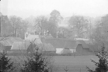 Clifford Chambers.  Village view from Red Hill House