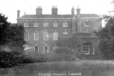 Coleshill.  Vicarage, V.A.D. Hospital