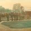 Clifford Chambers.  Waggon and horses from Clifford Mill