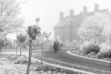 Clifford Chambers.  Red Hill House in the Winter