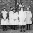 Clifford Chambers.  Group of Girls on May Day
