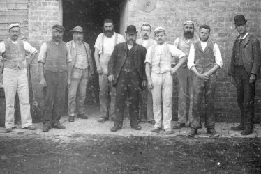 Clifford Chambers.  R. S. Smith and mill workers