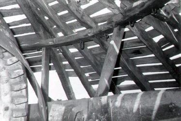 Chesterton.  Windmill roof from the inside