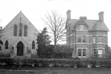 Dunnington.  Baptist Chapel and Manse
