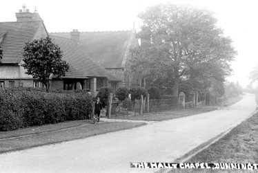 Dunnington.  Hall and chapel