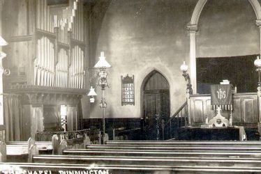 Dunnington.  Baptist Chapel, interior