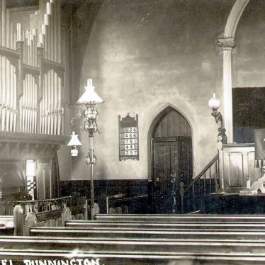 Dunnington.  Baptist Chapel, interior