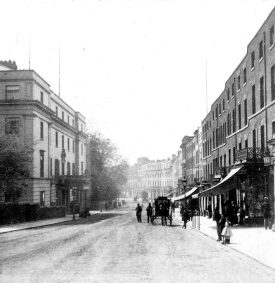 The Parade, Leamington Spa, showing the Regent Hotel on the left.  1860s |  IMAGE LOCATION: (Warwickshire County Record Office)