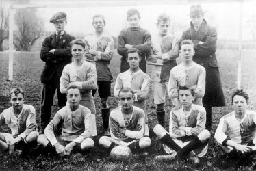 Leamington Spa.  All Saint's football team