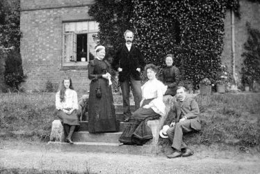 Cubbington.  Hill Farm, family group