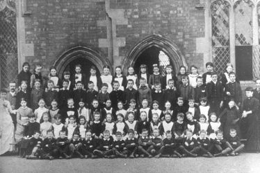 Cubbington.  School group