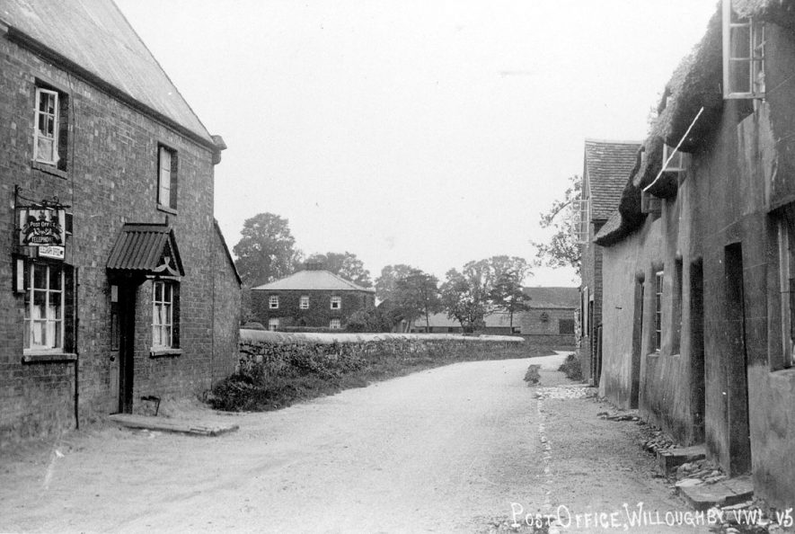 The Post Office, Willoughby.  1920s |  IMAGE LOCATION: (Warwickshire County Record Office)