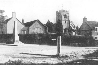 Exhall, nr Coventry.  St Giles church and war memorial