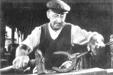 Exhall, nr Alcester.  Mr Mason, blacksmith
