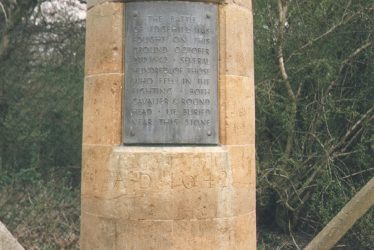 Edgehill.  Memorial