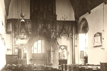 Curdworth.  Church interior