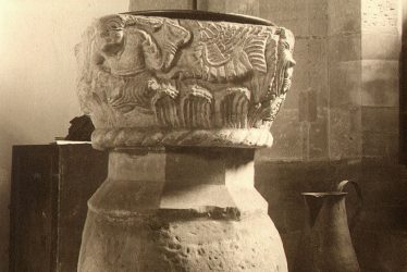 Curdworth.  Church font