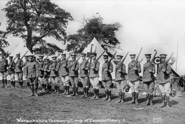 Coombe Abbey.  Warwickshire Yeomanry Camp