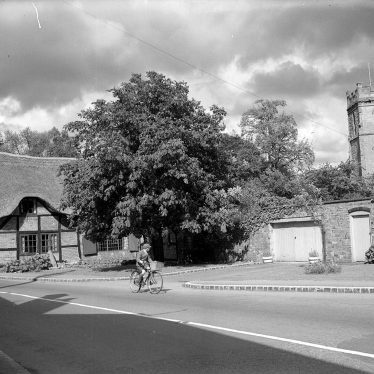 Dunchurch.  Cottage and church