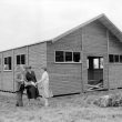 Eathorpe.  Village hall under construction