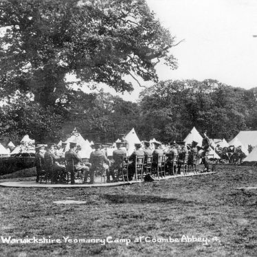 Coombe Abbey.  Warwickshire Yeomanry Camp