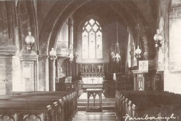 Farnborough.  Parish church interior