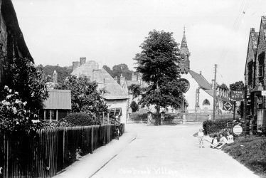 Combrook.  Village scene