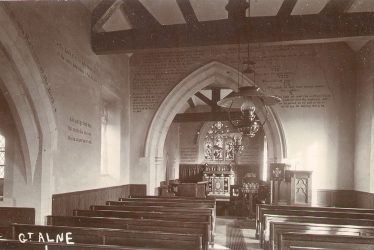 Great Alne.  St Mary Magdalene church interior