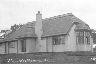 Great Alne.  War memorial hall