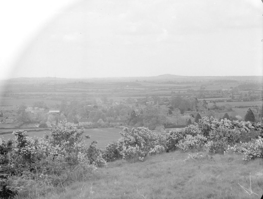 View from hill, Fenny Compton.  1956 |  IMAGE LOCATION: (Warwickshire County Record Office)