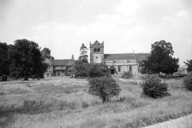 Frankton.  St Nicholas church and Manor House