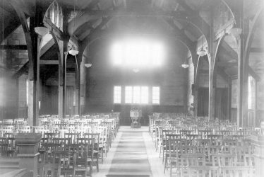 Galley Common.  St Peter's church interior