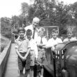 Gaydon.  School pupils on a school outing