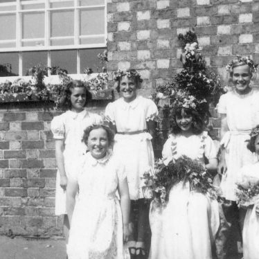 Gaydon.  School pupils possibly on May Day