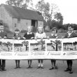 Gaydon.  School pupils with a collage