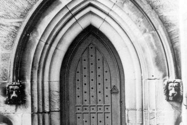 Grendon.  Church, door