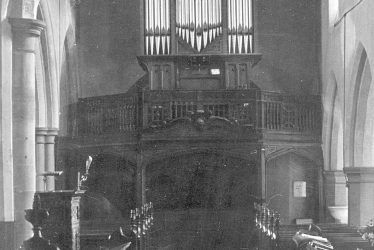 Grendon.  Church, organ