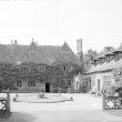 Ilmington.  Tithe barn and manor house